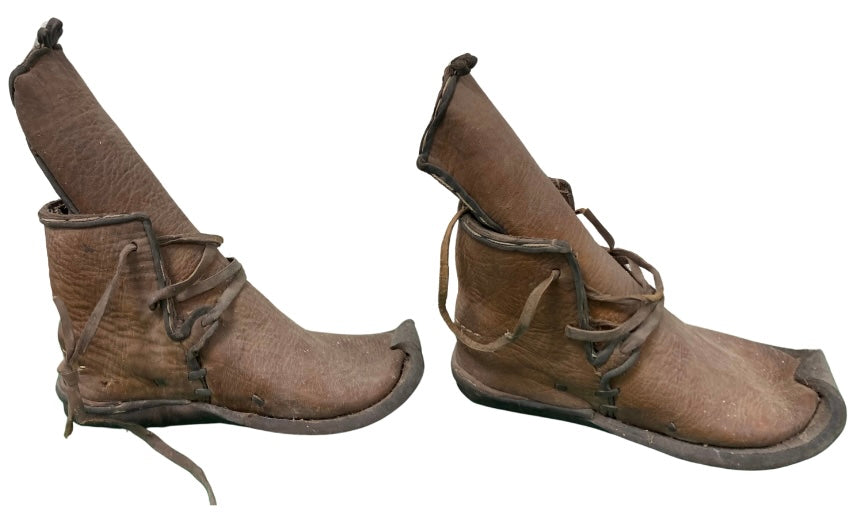 Rare Asian Water Buffalo Shoes 19th Century Museum Quality