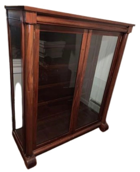 Empire Revival Mahogany Bookcase circa 1920’s