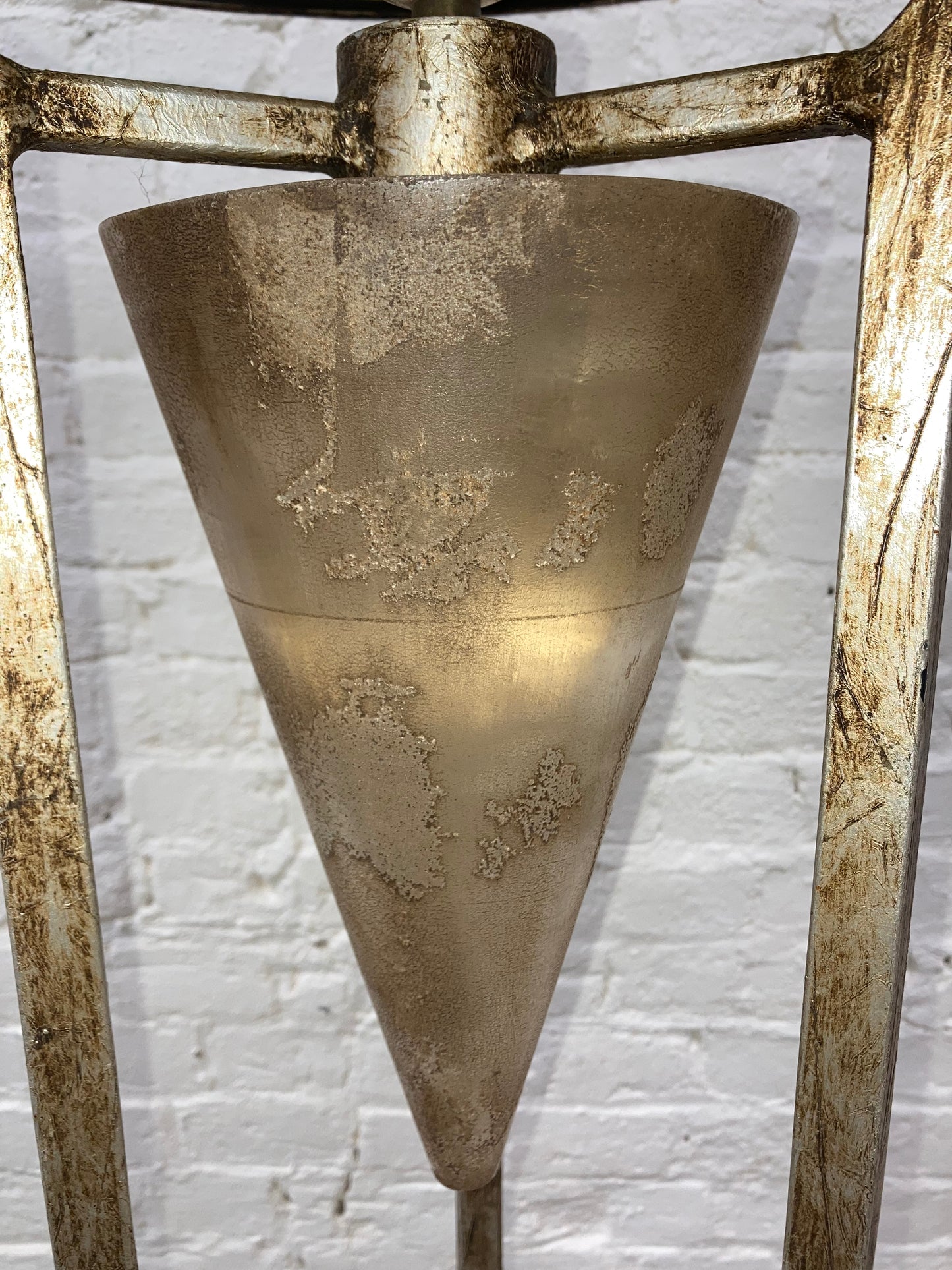 One Of A Kind Custom Made Mid Century Modern Designer Lamp With Shade