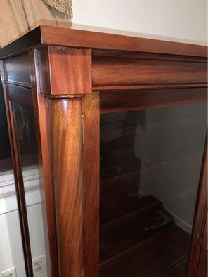 Empire Revival Mahogany Bookcase circa 1920’s