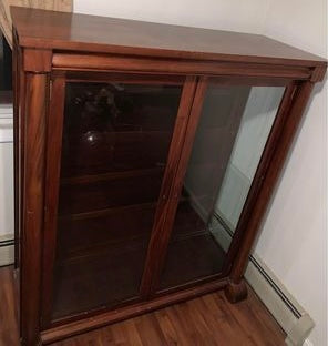 Empire Revival Mahogany Bookcase circa 1920’s