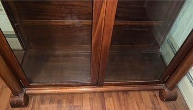 Empire Revival Mahogany Bookcase circa 1920’s