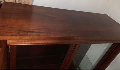 Empire Revival Mahogany Bookcase circa 1920’s