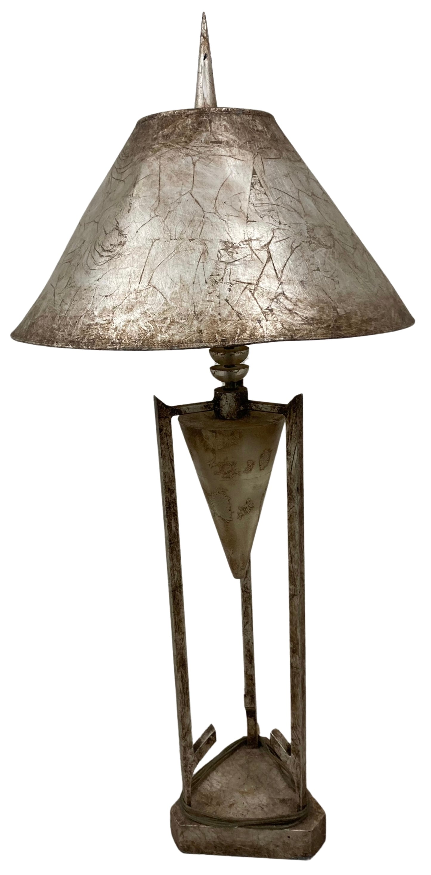 One Of A Kind Custom Made Mid Century Modern Designer Lamp With Shade