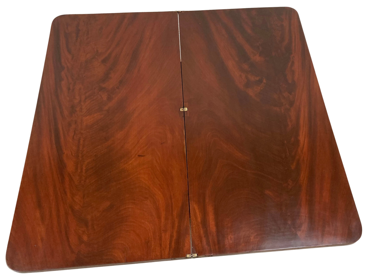 Neoclassical Flame Mahogany Game Table c. 1840’s
